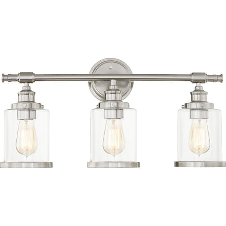 Quoizel Dixie Bath 3 Lights Brushed Nickel DIX8623BN